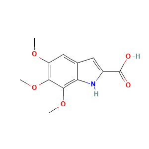5,6,7-Trimethoxy-1H-indole-2-carboxylic acid