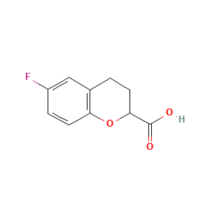 6-Fluoro-3,4-dihydro-2H-1-benzopyran-2-carboxylic acid
