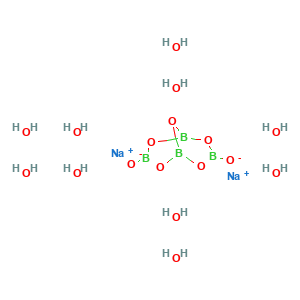 Borax (B4Na2O7.10H2O)
