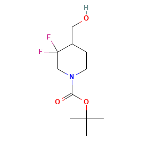 1-Piperidinecarboxylic acid, 3,3-difluoro-4-(hydroxymethyl)-, 1,1-dimethylethyl ester