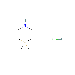 4,4-Dimethyl-1,4-azasilinane hydrochloride