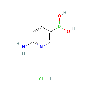 (6-Aminopyridin-3-yl)boronic acid hydrochloride