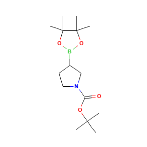 tert-Butyl 3-(4,4,5,5-tetramethyl-1,3,2-dioxaborolan-2-yl)pyrrolidine-1-carboxylate