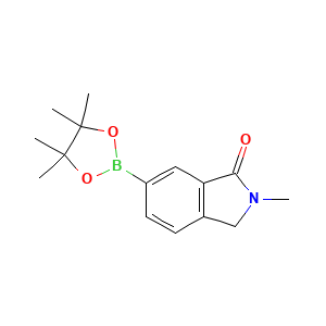 2-methyl-6-(4,4,5,5-tetramethyl-1,3,2-dioxaborolan-2-yl)-2,3-dihydro-1H-isoindol-1-one