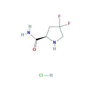 (R)-4,4-Difluoropyrrolidine-2-carboxamide hydrochloride