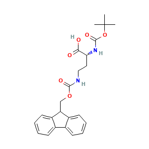 (2R)-2-{[(tert-butoxy)carbonyl]amino}-4-({[(9H-fluoren-9-yl)methoxy]carbonyl}amino)butanoic acid