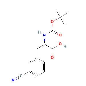 (2S)-2-{[(tert-butoxy)carbonyl]amino}-3-(3-cyanophenyl)propanoic acid