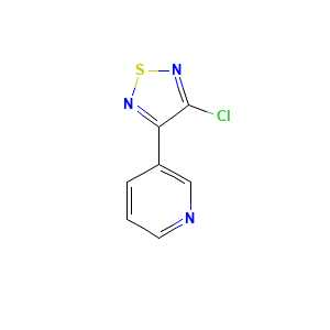 3-Chloro-4-(pyridin-3-yl)-1,2,5-thiadiazole