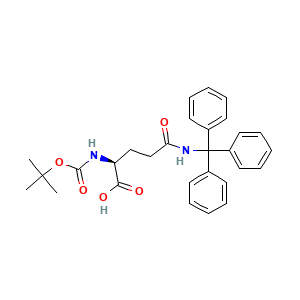 N~2~-(tert-Butoxycarbonyl)-N-(triphenylmethyl)-L-glutamine
