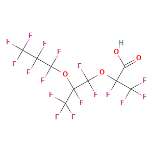 2,3,3,3-Tetrafluoro-2-(1,1,2,3,3,3-hexafluoro-2-(1,1,2,2,3,3,3-heptafluoropropoxy)propoxy)propanoic acid