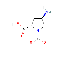 (2S,4R)-4-amino-1-[(tert-butoxy)carbonyl]pyrrolidine-2-carboxylic acid