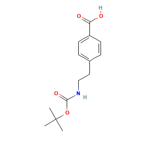 4-(2-{[(Tert-butoxy)carbonyl]amino}ethyl)benzoic acid