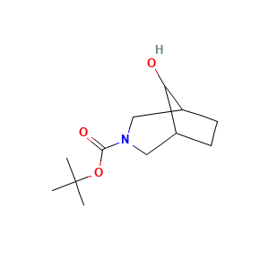 Tert-butyl 8-hydroxy-3-azabicyclo(3.2.1)octane-3-carboxylate