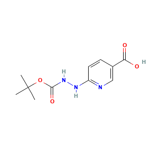 6-[2-(tert-Butoxycarbonyl)hydrazinyl]nicotinic acid
