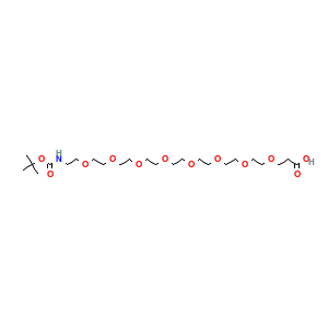 t-Boc-N-amido-PEG8-acid