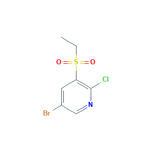5-Bromo-2-chloro-3-(ethylsulfonyl)pyridine