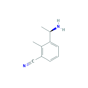 3-[(1R)-1-Aminoethyl]-2-methylbenzonitrile