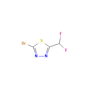 2-Bromo-5-(difluoromethyl)-1,3,4-thiadiazole