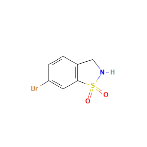 1,2-Benzisothiazole, 6-bromo-2,3-dihydro-, 1,1-dioxide