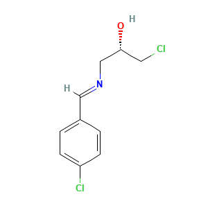 (S)-1-chloro-3-((4-chlorobenzylidene)amino)propan-2-ol