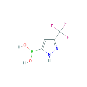(5-(Trifluoromethyl)-1H-pyrazol-3-yl)boronic acid
