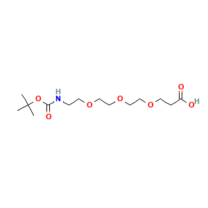 3-(2-(2-(2-(((Tert-butoxy)carbonyl)amino)ethoxy)ethoxy)ethoxy)propanoic acid
