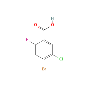 4-Bromo-5-chloro-2-fluorobenzoic acid