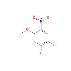 1-Bromo-2-fluoro-4-methoxy-5-nitrobenzene