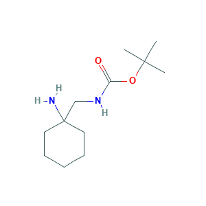 tert-Butyl N-((1-aminocyclohexyl)methyl)carbamate