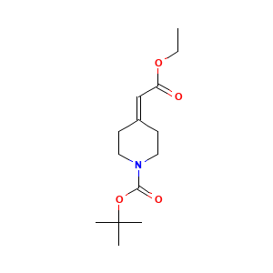 tert-Butyl 4-(2-Ethoxy-2-oxoethylidene)piperidine-1-carboxylate