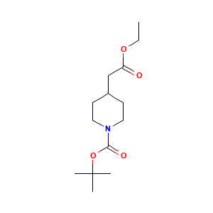 Ethyl 1-((1,1-dimethylethoxy)carbonyl)-4-piperidineacetate