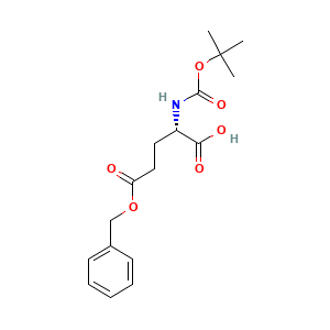 L-Glutamic acid, N-((1,1-dimethylethoxy)carbonyl)-, 5-(phenylmethyl) ester