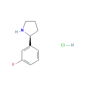 (s)-2-(3-Fluorophenyl)pyrrolidine hydrochloride