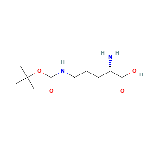 (2S)-2-amino-5-(((tert-butoxy)carbonyl)amino)pentanoic acid