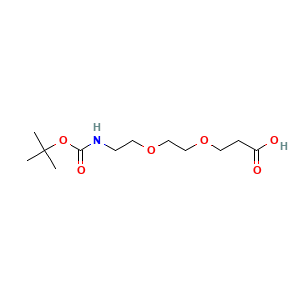 3-[2-(2-{[(Tert-butoxy)carbonyl]amino}ethoxy)ethoxy]propanoic acid