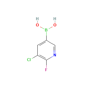 (5-Chloro-6-fluoropyridin-3-YL)boronic acid