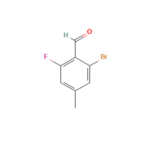 2-Bromo-6-fluoro-4-methylbenzaldehyde