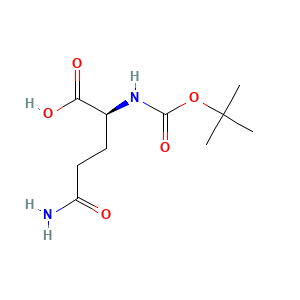 L-Glutamine, N2-((1,1-dimethylethoxy)carbonyl)-