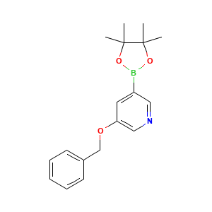 3-(Benzyloxy)-5-(4,4,5,5-tetramethyl-1,3,2-dioxaborolan-2-yl)pyridine