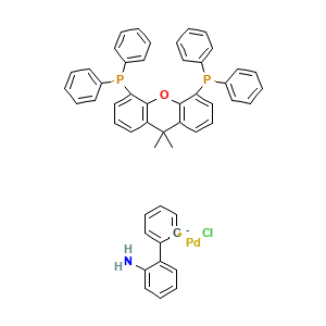 Chloro[(4,5-bis(diphenylphosphino)-9,9-dimethyl xanthene)-2-(2-amino-1,1-biphenyl)]palladium(II)