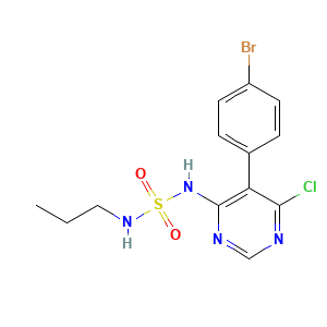 N-[5-(4-Bromophenyl)-6-chloro-4-pyrimidinyl]-N'-propylsulfamide