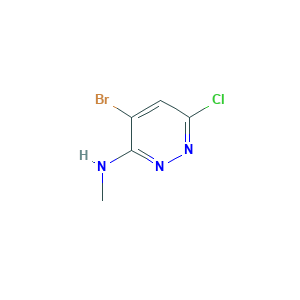 4-Bromo-6-chloro-N-methylpyridazin-3-amine