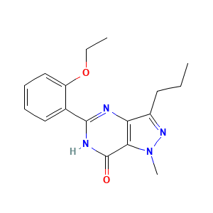 5-(2-Ethoxyphenyl)-1-methyl-3-n-propyl-1,6-dihydro-7H-pyrazolo[4,3-d]-7-pyrimidinone