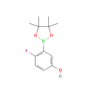 4-Fluoro-3-(4,4,5,5-tetramethyl-1,3,2-dioxaborolan-2-YL)phenol