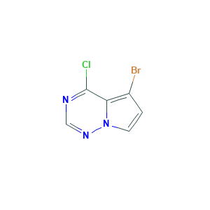 5-Bromo-4-chloropyrrolo[2,1-f][1,2,4]triazine