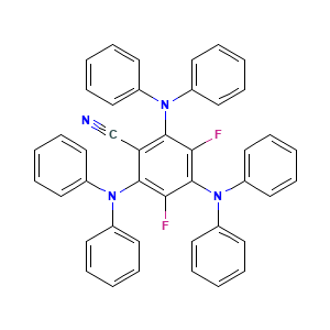 2,4,6-Tris(diphenylamino)-3,5-difluorobenzonitrile