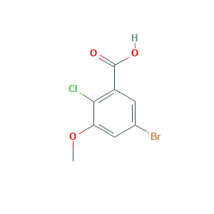 5-Bromo-2-chloro-3-methoxybenzoic acid