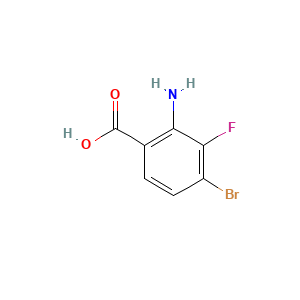 2-Amino-4-bromo-3-fluorobenzoic acid