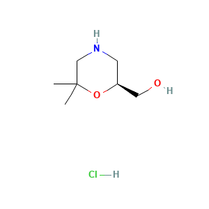 ((2S)-6,6-dimethylmorpholin-2-yl)methanol hydrochloride