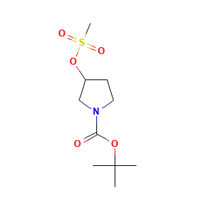 Tert-butyl 3-(methanesulfonyloxy)pyrrolidine-1-carboxylate